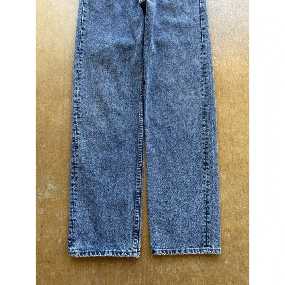 VTG 90s Levis Black Light Acid Wash 501 Straight Leg Denim Jeans 30x30 USA Made